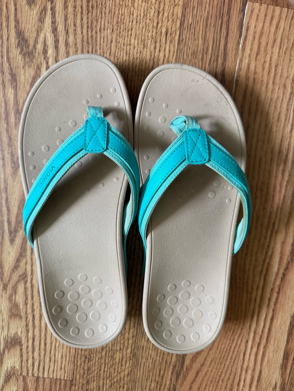 Vionic High Tide Women's Sandals SIZE 9 Teal